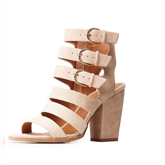 Charlotte Russe Shoes - Block Heel Sandals - Size 10